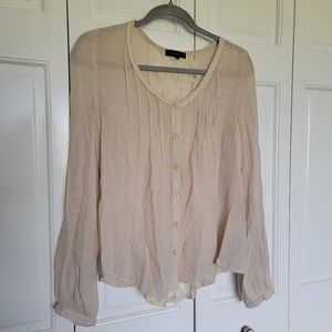 E hanger m cream blouse